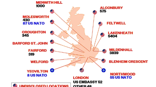 Secret locations for 183 US troops in UK