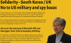 Solidarity with South Korea