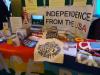 Stall at Saltaire Peace Fair